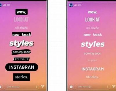 Font Instagram Story Iphone